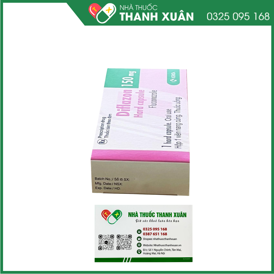 Diflazon 150mg điều trị nhiễm nấm Candida